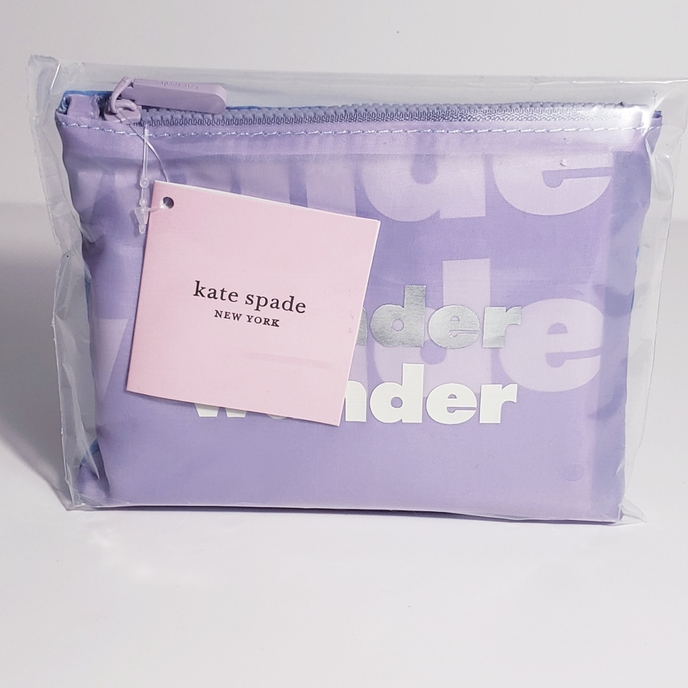 NWT Kate Spade reusable shopping tote with pouch